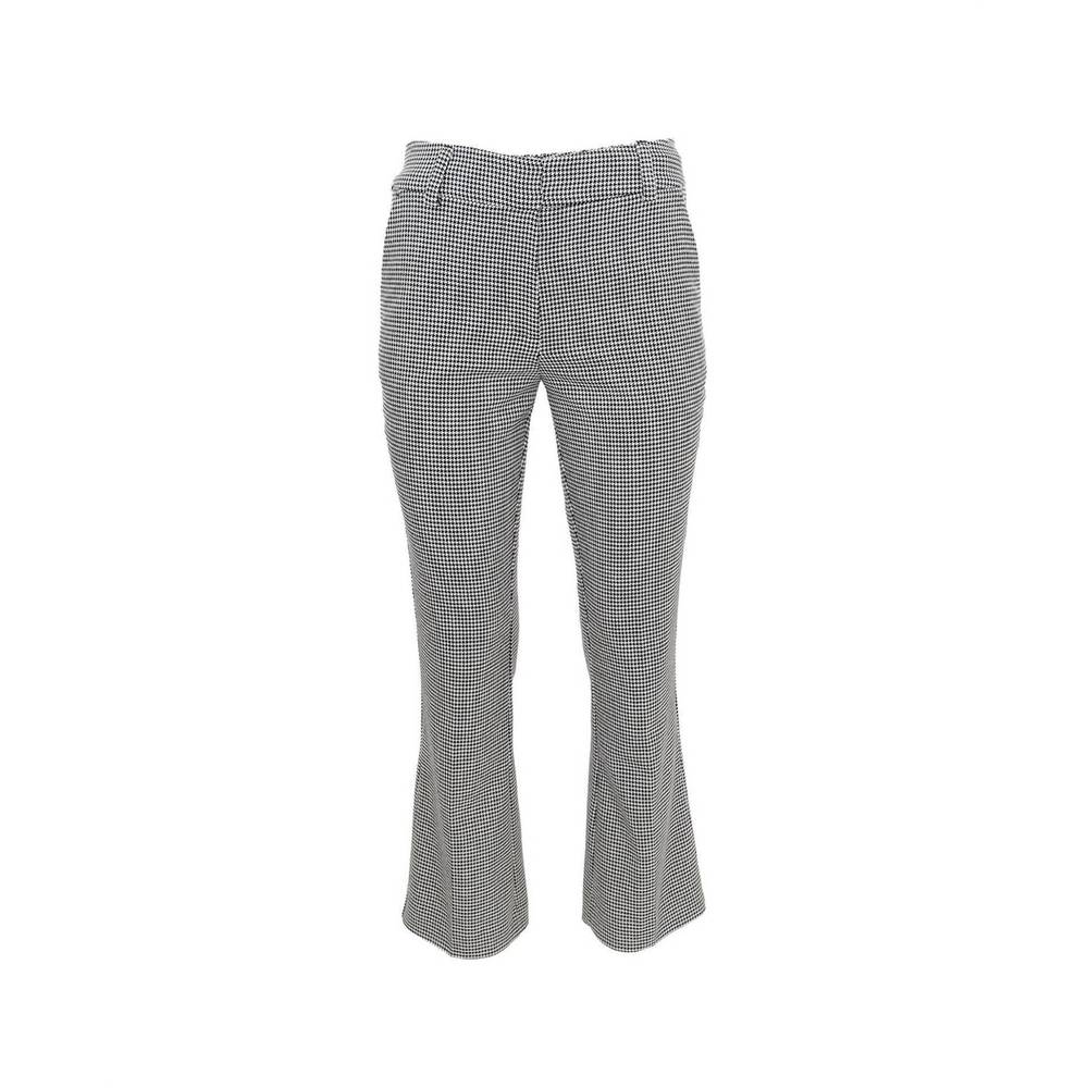 NEW THEO THE LABEL eris baby houndstooth pant in black/ivory